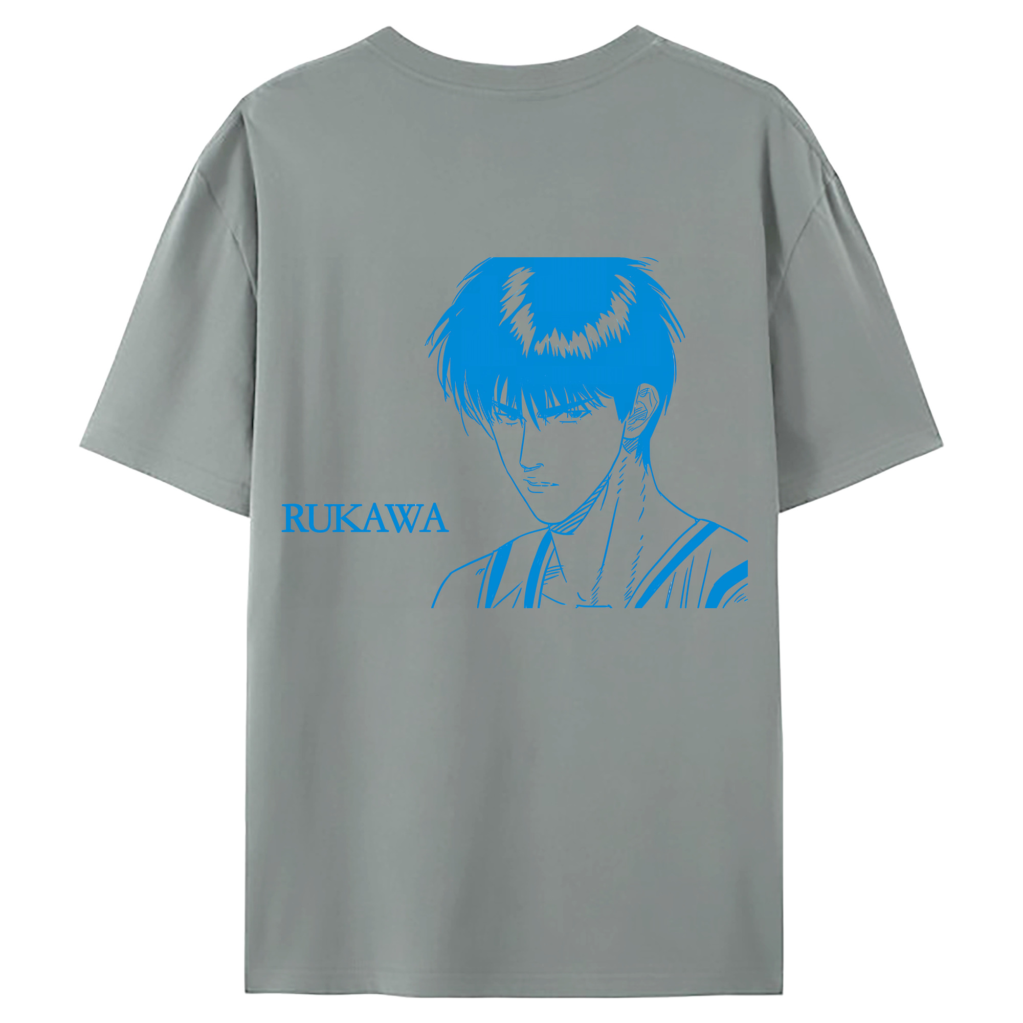 （画像用） SLAM DUNK／スラムダンク 綿100％ メンズ半袖Tシャツ（バックプリント） 通気性